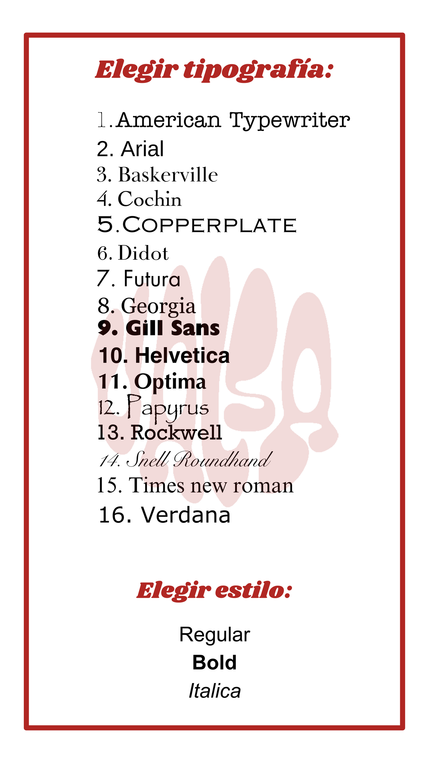 Collar personalizado